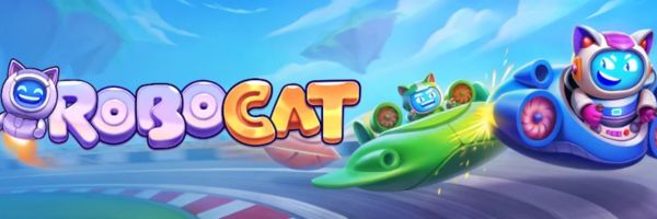 Robocat Casino three part welcome bonus screen in Australian dollars
